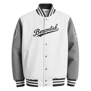 Factory Customized Logo <b>Light</b> Sports Bomber Outfit Personalized Baseball Letterman Jackets Plus Size Men Baseball Coats - Product Image 3