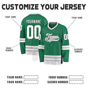 Maillot de hockey sur glace 100% polyester de haute qualité pour hommes respirant léger évacuant l'humidité Performance maximale - Product Image 4