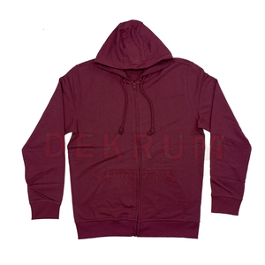 เสื้อฮู้ดดี้ผ้าเทอร์รี่คอตตอนแขนยาวแบบซิปสำหรับผู้ชาย ผลิตตามแบบ OEM ราคาสมเหตุสมผลสำหรับแฟชั่นฤดูหนาวออนไลน์ - Product Image 2