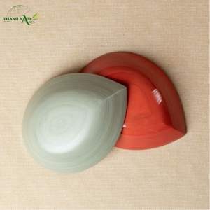 Bol en bambou tissé écologique Warm Horizon, inspiré des tons terreux et des courbes naturelles douces, en stock - Product Image 4