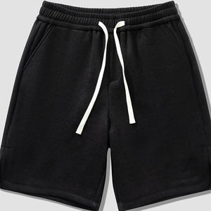Pantalones cortos informales de algodón, ropa de calle personalizada a la moda transpirable para hombre al por mayor, nuevos productos, pantalones cortos de entrenamiento con patrón sólido para hombre - Product Image 1