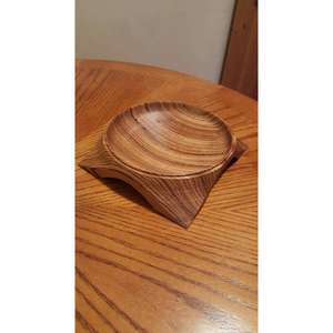 Cuenco de Acacia de diseño multifunción, fácil, portátil, muy ligero, cuencos de madera decorativos para mascotas, cuenco de alimentación y taza antideslizante - Product Image 6