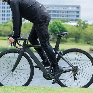 Pantalon de cyclisme décontracté le plus vendu, léger, respirant, anti-humidité, en polyester/coton, grande taille, taille mi-haute, devant plat - Product Image 6