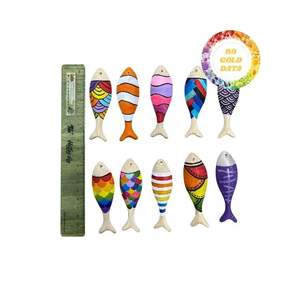 Diy Wooden <b>Fish</b> Craft Kit Handmade For Kids Decorative Painting Educational <b>Toy</b> Wooden <b>Fish</b> Art Gift Supply Creative Wholesale - Product Image 2