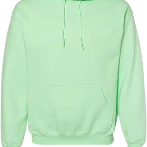 Sweats à capuche solides en molleton mélangé doux avec poche kangourou pour hommes et femmes Industrie du sport de haute qualité - Product Image 1