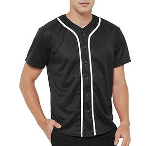 Camiseta de béisbol personalizada, uniforme duradero transpirable con estampado de nombre de equipo para torneos y práctica, camiseta de béisbol - Product Image 3