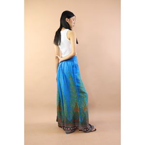 Pantalon Palazzo en Bleu pour Femme Napat Clothing Peacock - Product Image 3