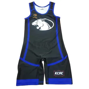 Camiseta de lucha libre de entrenamiento de gimnasio de alta calidad para hombre, traje de lucha de levantamiento de pesas para hombre - Product Image 1