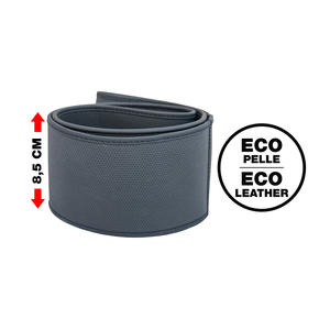 Coprivolante in morbida pelle nera, accessorio per auto confortevole e protettivo - Product Image 2