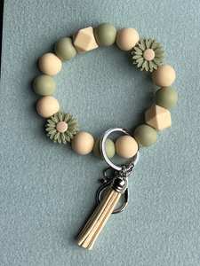 Porte-clés cône en pierre, porte-clés en perles de pierres précieuses en cristal de guérison, porte-clés en cristal, accessoire de sac, cadeau pour maman/ami-YF2212 - Product Image 3