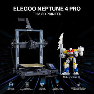Impresora 3D FDM Neptune 4 Pro Automática con Conectividad USB para Laboratorios, Odontología, Medicina, Joyería e Industrias, con 1 Año de Garantía - Product Image 3