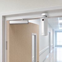 Ouvre-porte automatique PK27 24V DC 40W pour porte battante verticale intérieure avec capteur infrarouge et temporisation réglable