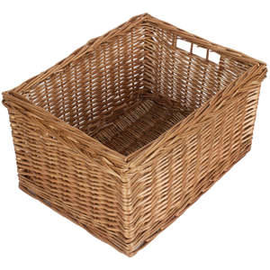 Panier en osier pour légumes de cuisine Matériau naturel pour le stockage et l'organisation des aliments - Product Image 2
