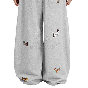 Venta Directa de Fábrica Pantalones Deportivos para Mujer Más Vendidos con Hermoso Bordado y Corte Holgado para Comodidad Diaria - Product Image 6