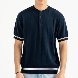 Ropa informal, ropa, polos para hombre, forro en los bordes, algodón de alta calidad, transpirable, Diseño a rayas, camiseta Polo para hombre - Product Image 2