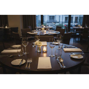 Serviettes de table Kanguro blanches 40x40cm en coton naturel, 400 pièces, B2B - Product Image 4