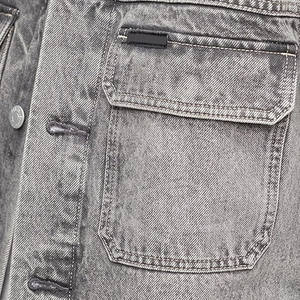 Nouveauté Veste en jean respirante de haute qualité pour hommes 100% coton Style décontracté pour le printemps et l'extérieur - Product Image 6