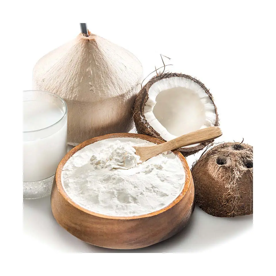 Оптовая продажа с высоким содержанием жира 50% ~ 60% кокосовый крем порошок веганский жир 50