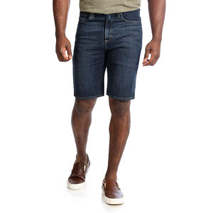Pantalones cortos de mezclilla para hombre de material duradero disponibles en tarifa al por mayor Pantalones cortos de mezclilla antiarrugas totalmente personalizados con calidad superior - Product Image 1