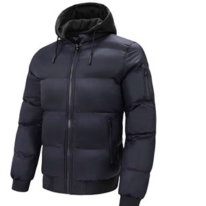 Chaquetas Acolchadas Impermeables con Capucha, Lisas y Teñidas, Ropa Casual de Calle, Prendas de Moda, Acolchado, Novedad en Oferta - Product Image 2