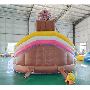 Combo de Tobogán Inflable Comercial, Brincolín Inflable de PVC Premium, Brincolín Grande para Exteriores, Inflable Interactivo - Product Image 3