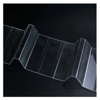 Feuille de toit en polycarbonate la plus vendue Panneau ondulé imperméable résistant aux UV Matériau de toiture extérieur léger