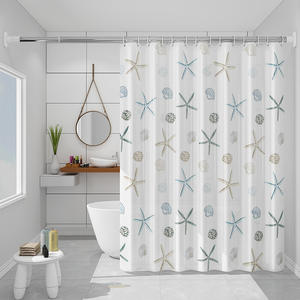 Cortina <span class=keywords><strong>de</strong></span> Ducha <span class=keywords><strong>de</strong></span> PEVA Gruesa Impermeable <span class=keywords><strong>de</strong></span> Alta Calidad con Ganchos para Decoración <span class=keywords><strong>de</strong></span> Baños en Hogares y Hoteles - Product Image 5