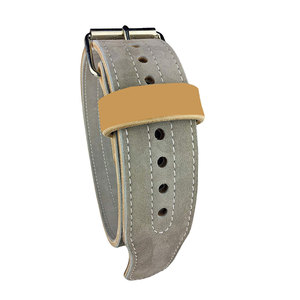 Ceinture d'haltérophilie en cuir de haute qualité pour hommes légers professionnels avec boucle personnalisable pour l'entraînement physique - Product Image 3