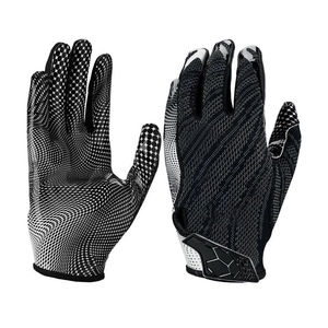 Gants de football américain pour adultes, en latex imperméable, avec design personnalisé en gros, pour l'extérieur - Product Image 3