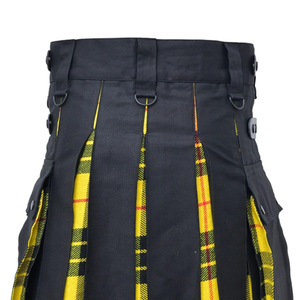 Vente en gros Nouvelle collection d'usine Kilt hybride pour hommes Logo personnalisé Mode écossaise traditionnelle Robe Prix de gros Pas cher - Product Image 5