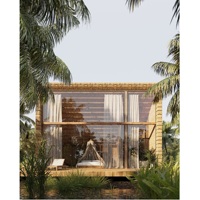 Invernaderos Prefabricados Industriales de Diseño Moderno de Alta Calidad de 42 m², Nuevos Edificios Prefabricados 40HC NB05, Bungalows de Vietnam