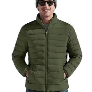 Vêtements décontractés pour hommes et femmes automne/hiver Veste bouffante col de haute qualité Veste chauffante à capuche épaissie et moelleuse Vente en gros - Product Image 1