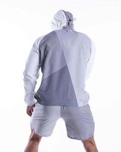 Wholesale Custom Men's Custom Windbreaker Jacket and Short <b>Set</b> Light Weight Color Block Street Wear Nylon Tracksuits - Product Image 6