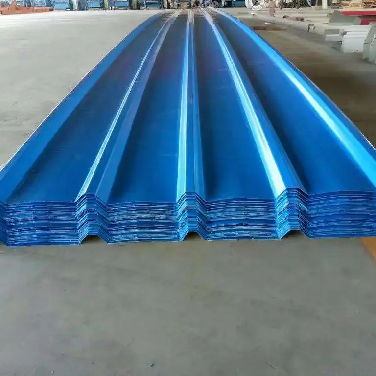 High Quality Quality GI Corrugated Galvanized Masonry Trapezoid 2.5mm Plain Modern Materials Sheet Box Profiled Roofing Sheet