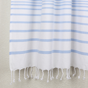 HOT SUMMER <b>SALES</b> OF <b>BEACH</b> <b>TOWELS</b> WITH 2 SIDES FRINGES 100% COTTON 200 GSM YARN DYED STIPE DESIGN 70X170 CM MADE IN INDIA - Product Image 2