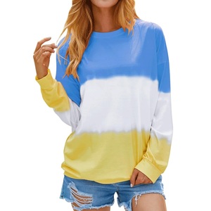Sweat-shirt à col rond en coton de super qualité pour femmes vêtements de sport décontractés Design uni personnalisé avec imprimé lavé pour l'hiver - Product Image 2