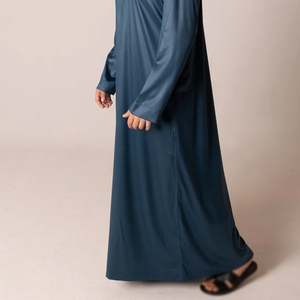 Meilleur fournisseur – Thobes islamiques pour hommes à manches longues en polyester/coton tricoté, respirants, thermiques et à séchage rapide, grandes tailles, haute qualité - Product Image 2
