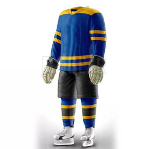 Team Wear <b>Ice</b> Hokey Uniform Made From Polyester Fabric For Better Absorption Suitable For Teams - Product Image 3