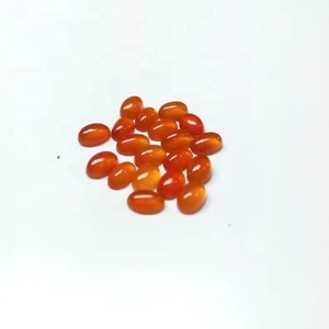 Tendencia 3mm x 4mm Natural naranja cornalina ovalada cabujón plano alto pulido piedra preciosa suelta de proveedor de Fabricante verificado - Product Image 4