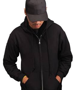 Venta al por mayor de los hombres 100% de algodón polar sudaderas con capucha con estampado de logotipo personalizado transpirable de talla grande Fitness ropa deportiva de invierno - Product Image 5