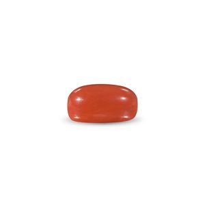 พลอยปะการังสีแดงทรงสี่เหลี่ยม 9.07 กะรัต ได้รับการรับรองจาก GIA หินธรรมชาติสีเหลืองเขียวขาว ขัดเงา ผ่านการอบความร้อน - Product Image 2