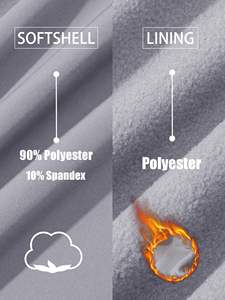 Chaqueta Softshell ligera y altamente personalizada Softshell a bajo precio hecha en fábrica - Product Image 2