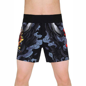 Shorts de Compresión MMA para Hombre, Ligeros, Elásticos, con Estampado por Transferencia de Calor, para Entrenamiento, Boxeo, MMA, Kickboxing, al por Mayor - Product Image 1