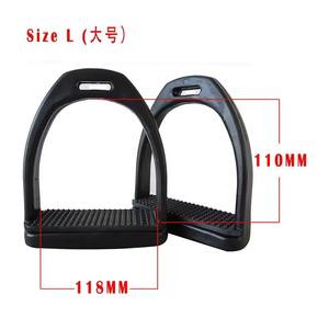 Étriers d'équitation en plastique absorbant les chocs conçus pour la performance, le confort et l'équilibre des culottes - Product Image 3