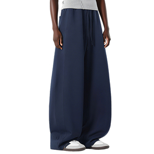 Pantalones de Hombre al por Mayor, Personalizados OEM y ODM, Pantalones Deportivos Casuales, Holgados, de Felpa Francesa, de Pierna Ancha - Product Image 4