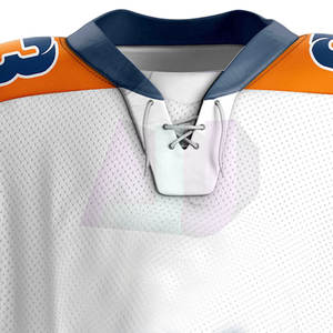 Venta directa de fábrica, conjuntos de uniformes de hockey sobre hielo personalizables, tela transpirable que absorbe la humedad de poliéster 100%, ajuste elástico para - Product Image 6