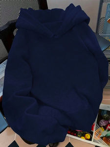 Pull à capuche imprimé 100% coton pour hommes Sweat-shirt en polaire confortable avec logo personnalisé Saison d'hiver Col à capuche - Product Image 2