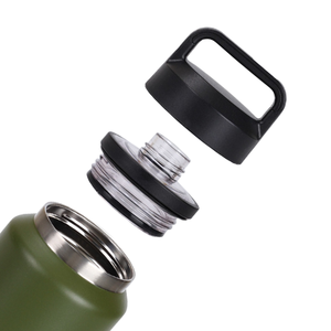 Bouteille isotherme de voyage en acier inoxydable avec logo personnalisé, 20oz, 26oz, 36oz, gourde sportive avec bouchon large pour boire directement - Product Image 2