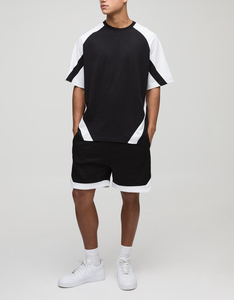 Ensemble de 2 t-shirts pour hommes Slim Fit Casual Summer Crew Neck Impression personnalisée 220-240 Grammes Poids du tissu pour un usage quotidien - Product Image 5