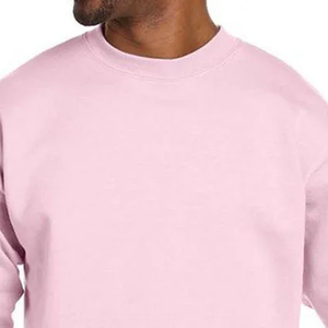 Sweatshirts de créateur à col rond surdimensionné pour hommes avec bloc de couleurs Tissu polaire en coton vierge avec impression de logo personnalisé pour l'hiver - Product Image 2